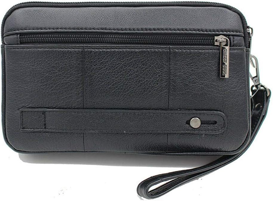 Hebetag Leather Clutch Purse Wallet for Men Organizer Holder Wrist Bag | Organizer, Holder
