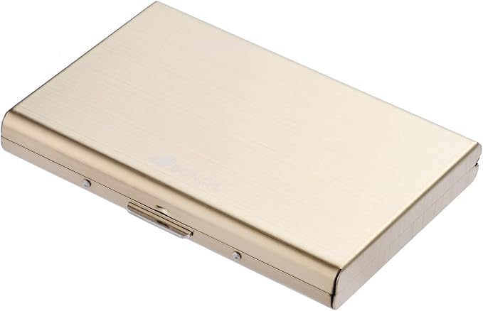 BONSYL® Credit Card Holder, RFID Blocking Slim Metal Credit Card Wallet, with Card Slots, for Women and Men. | RFID Blocking, Slim, 6 Card Slots