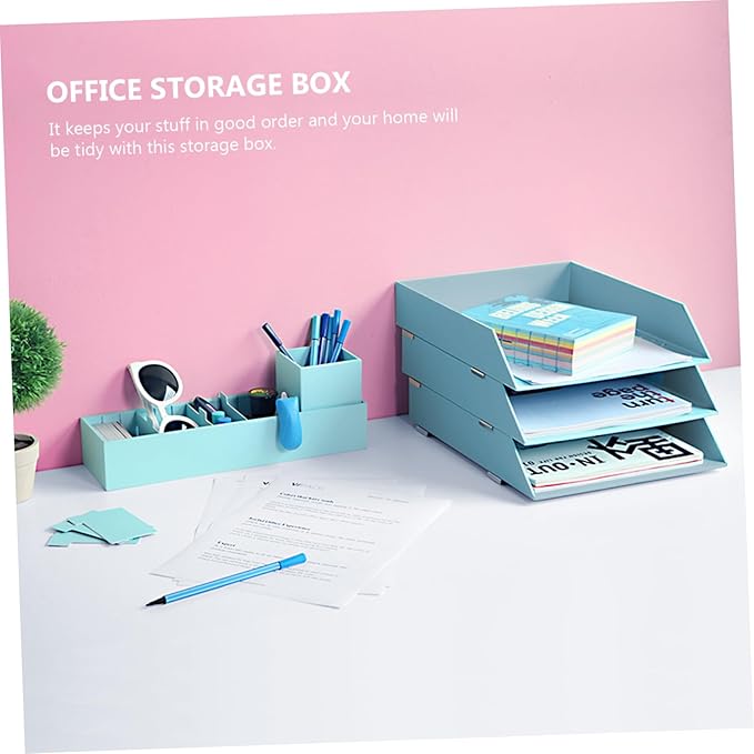 Desk Accessories Storage Case Capacity Drawer Storage Box Desk Organizers and Accessories Office Organization