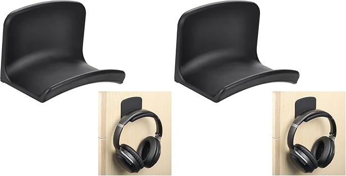 Avantree Neetto HS907 - Headphone Hanger Holder Wall Mount, Headset Hook Under Desk, Universal (Pack of 2)