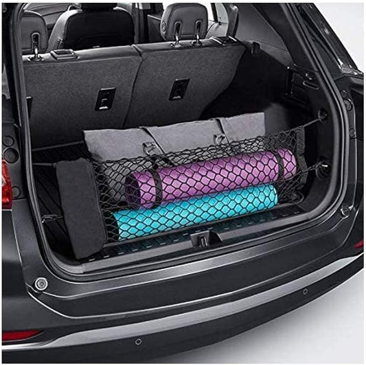 Envelope Style Automotive Elastic Trunk Mesh Cargo Net for Chevrolet Equinox 2018-2026 - Trunk Organizer and Storage - Cargo Net for SUV- Vehicle Carrier Organizer for Chevrolet Equinox