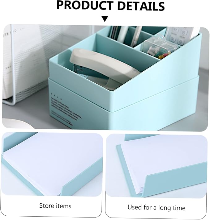 Desk Accessories Storage Case Capacity Drawer Storage Box Desk Organizers and Accessories Office Organization