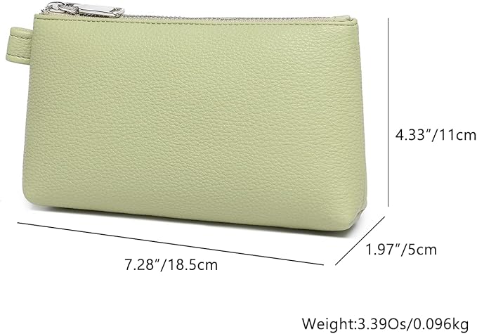 PU Leather Makeup Simple and Convenient Handbag Small Exquisite Storage Bag (PU/Sage Green)
