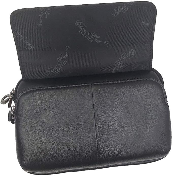 Hebetag Leather Clutch Purse Wallet for Men Organizer Holder Wrist Bag | Organizer, Holder