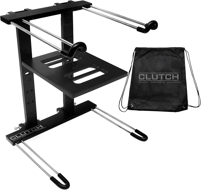 Folding DJ Uber Laptop Stand Computer Table Top Mount Holder w Bag