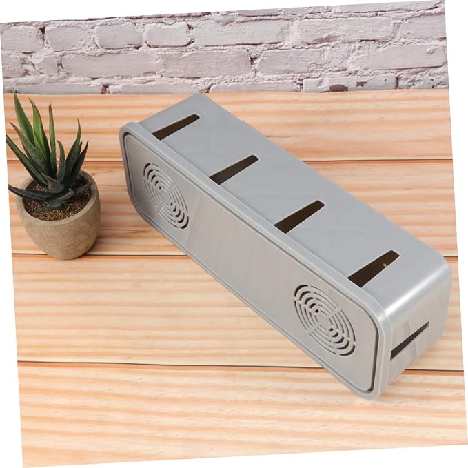 Plug Socket Safety Box Cable Management Organizer Cord Storage Box for Home Office 10.51X3.66X2.75 Inch