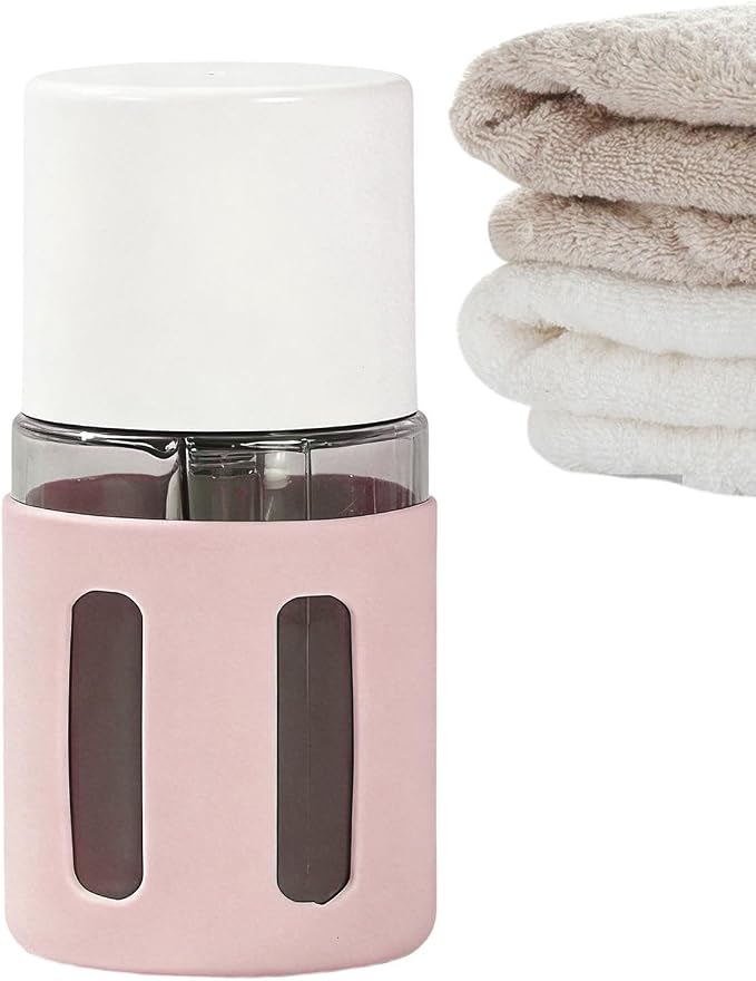 Travel Toiletry Bottles | 4-in-1 Refillable Empty Spray Dispenser | Travel Size Toiletries Bottles - for Outdoor Camping Trip Vacation Hotel Women Shampoo Conditioner Lotion