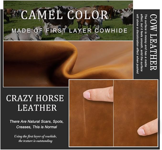 CONTACTS Full Grain Leather Passport Holder RFID Blocking Travel Passport Wallet Compatible with Airtag Passport Cover Case with 4 Cards Slots, Coin Pocket (Brown)