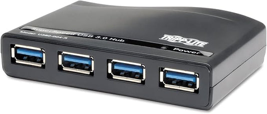 Tripp Lite 4-Port USB-A 3.0 SuperSpeed Hub, 5 Gbps Transfer Speed USB Type-A (U360-004-R)