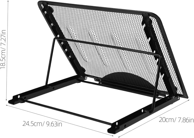 SMASOLO Portable Laptop Stand Levels Book Stand Adjustable Tablet Holder Led Copy Board for Artists Students