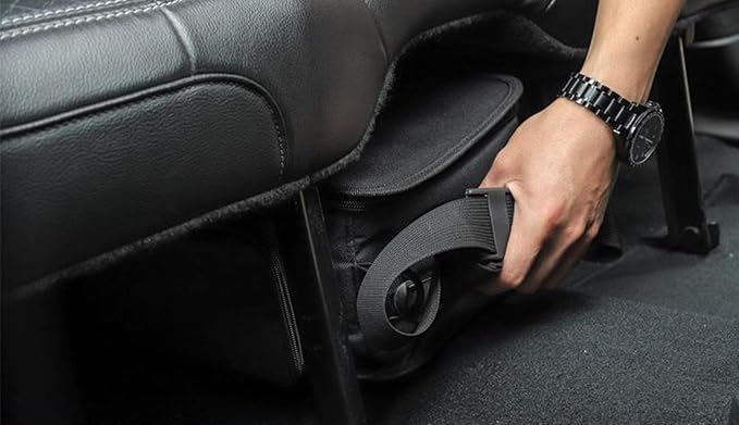 YOCTM Under Seat Organizer for 2007-2025 Jeep Wrangler JK JL JLU 4XE Sports Rubicon Gladiator JT Backseat Rear Under Seat Storage Bags Black Portable Storage Tool Kits Pocket…
