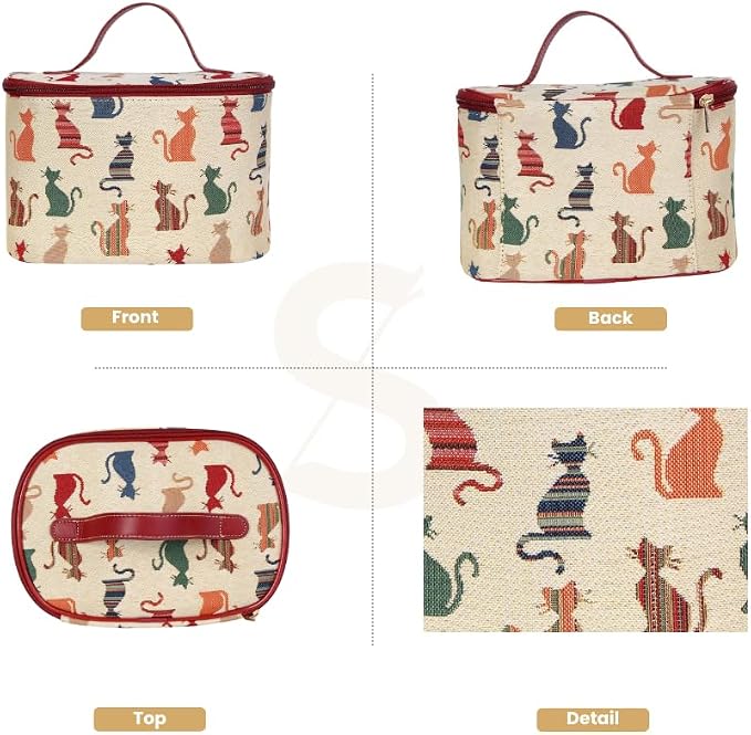 Signare Womens Vanity Bag/Toiletry Case/Make-Up Case, Available in 14 Designs