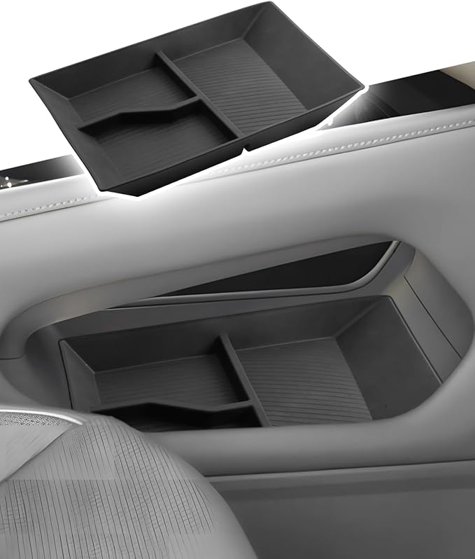 CDEFG for 2024 2025 2026 Volkswagen Atlas Center Console Organizer Tray for Atlas Accessories Storage Box Insert Tray for VW Atlas Middle Organizer