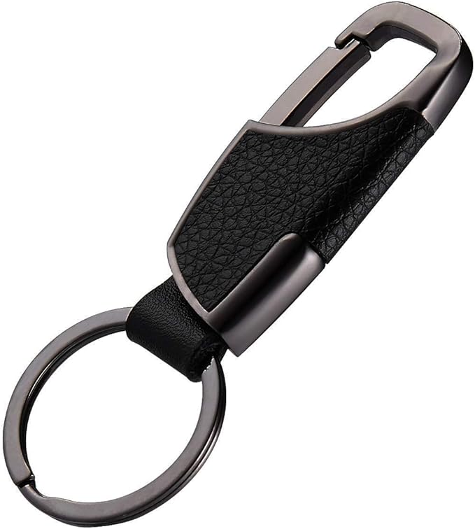 BAKUN Premium Handmade Car Leather Valet Keychain Key Organizer For Men Women, Home Key Chain Key Ring Key Holder