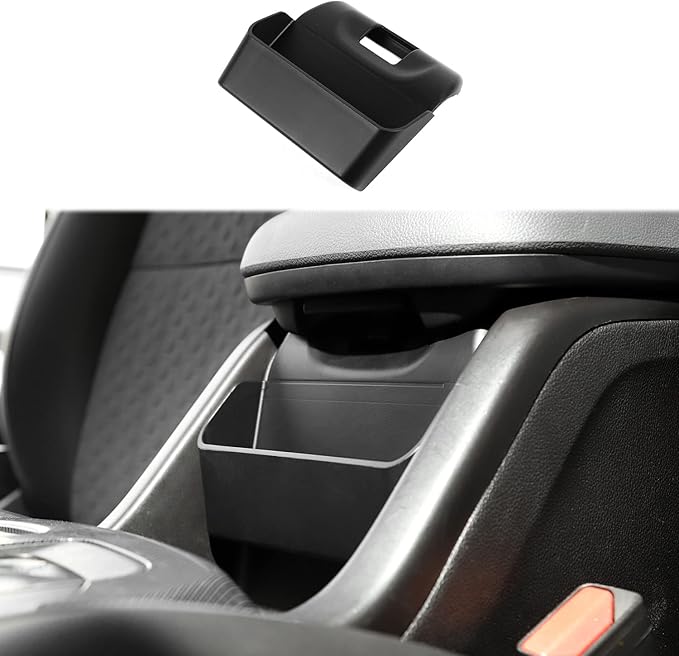 Linskip Center Console Hanging Storage Organizer Compatible with Chevy Colorado & GMC Canyon 2015-2022 (Non-Wireless Charging Models), for Chevrolet Colorado Armrest Tray, Interior Accessories