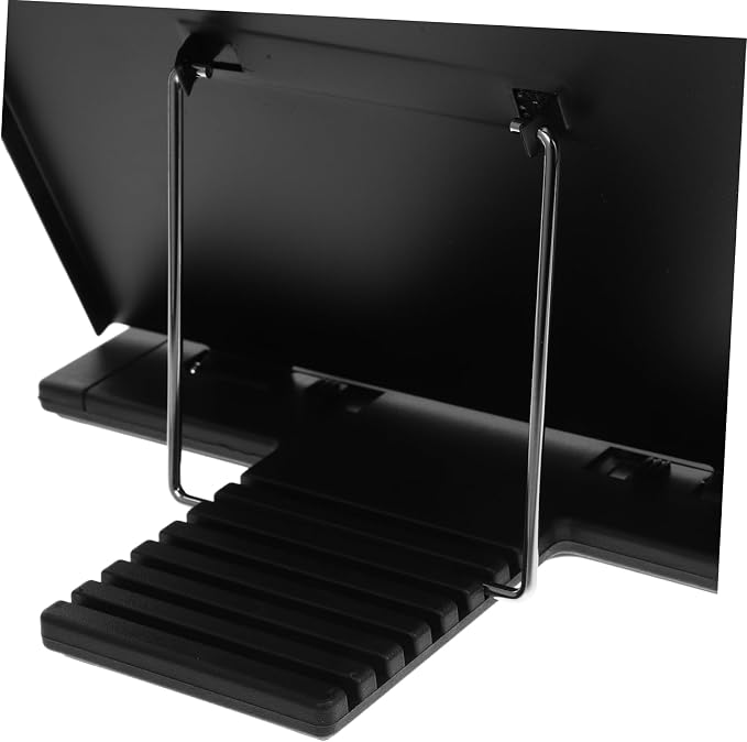 Folding Book Stand Adjustable Desktop Reading Holder for Students Portable File Organizer for Documents Magazines and More Lightweight and Space-Saving Design