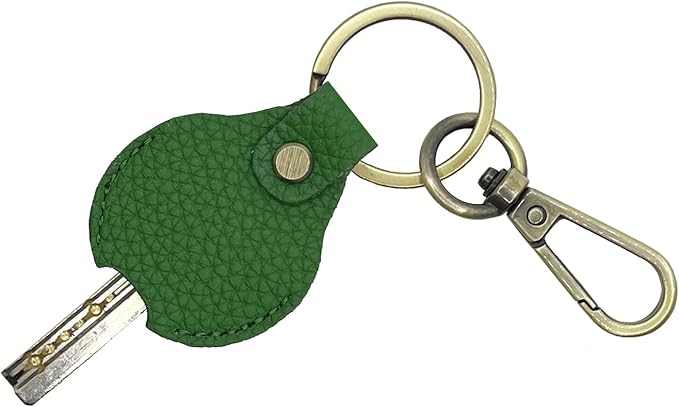Genuine Leather Key Ring,Key Sleeve for Men, Women, Key Holder, Stylish Key Cover for Broken Key,Key Chain