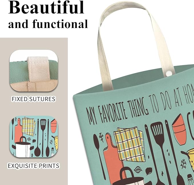 Car Trash Can, Cute Car Trash Bag, Hanging Car Organizer and Storage Bag, Trash Bin for Car Accessories, Vehicle, Travelling, Camping Retro Kitchen Appliance Pattern