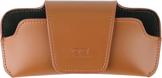 Sunglass Holder for Car Visor, Car Sunglasses Holder Leather, Eyeglasses Holder Glasses Storage Case Visor Accessories