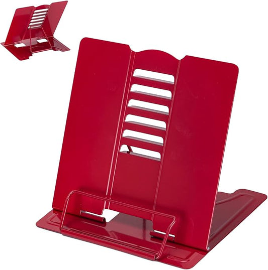 Metal Book Stand Adjustable Book Holder for Reading