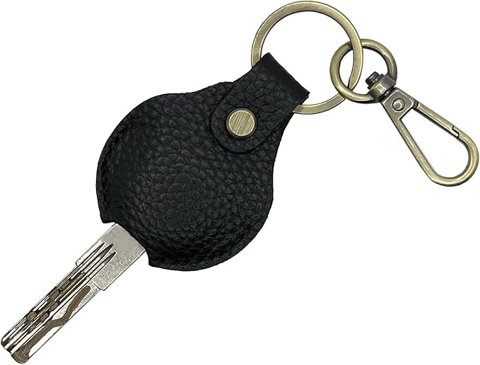 Genuine Leather Key Ring,Key Sleeve for Men, Women, Key Holder, Stylish Key Cover for Broken Key,Key Chain
