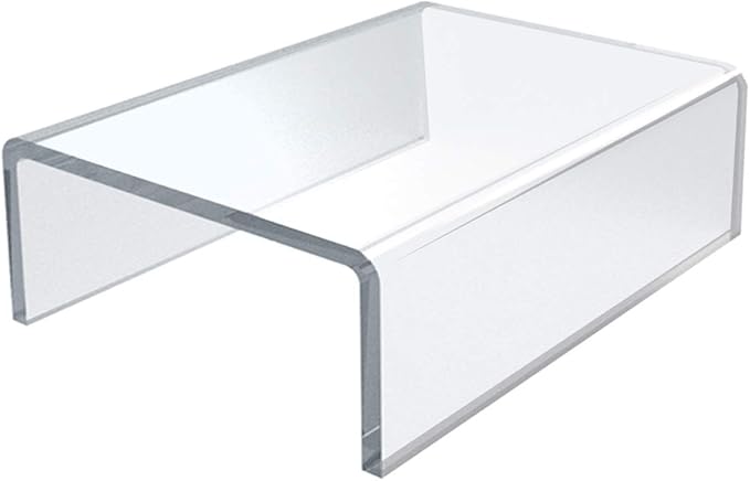 Azar Displays 515332 5.5" W x 4" D x 2" H Acrylic Riser (4 Pack)