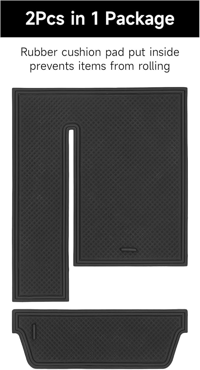 Center Console Organizer Tray Compatible with Mazda 2020-2026 CX-30 CX30 Accessories Armrest Storage Box ABS Console Insert Tray Container (Black Mat)