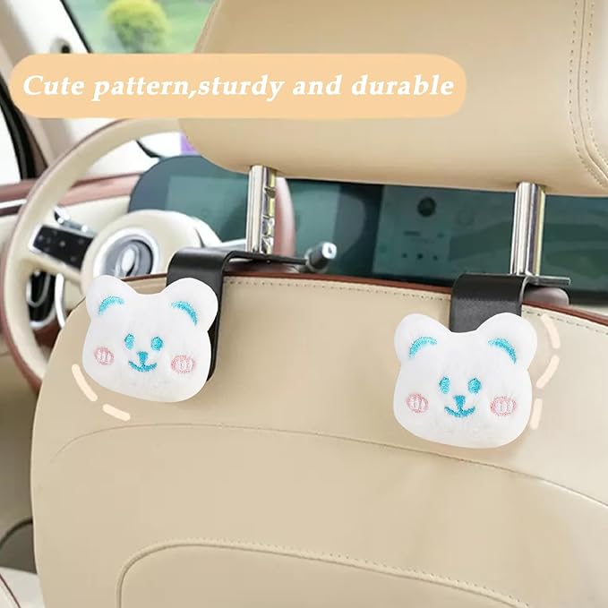 Frog Car Seat Headrest Hook 2 Pack Car Purse Hook Cars Seat Hooks for Headrest Universal for Handbag Bags Drink Grocery Coat Universal Vehicle,Cars Interior Accessories Frog Gifts for Women Men