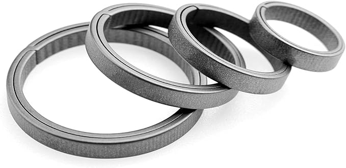MecArmy Titanium 3pcs/4pcs/7pcs/18pcs Key Rings Keychain Large Small Split Rings