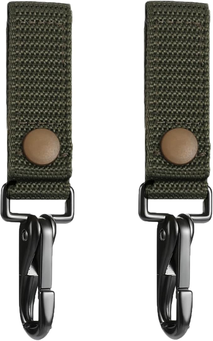 Heavy Duty Belt Keeper Clip, Strong Metal Police Key Chain Clip for Law Enforcement Police Belt Accessories