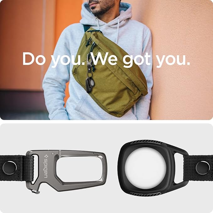 Spigen Life Carabiner Key Ring Clip, Car Keychain Clip, Bottle Opener Key Chain Ring for Men and Women