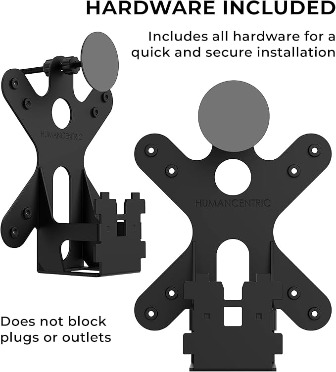HumanCentric VESA Mount Adapter Compatible with Dell Monitors SE2416HX, SE2717HX, SE2717HR, SE2717H, S2216M, S2216H, SE2716H, SE2216H, SE2417HG SE2416H S2216H and More, 75x75 and 100x100mm Patterns