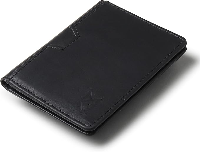 FOXHACKLE Full Grain Leather Credit Card Holder for Men and Women, Slim Bifold RFID Blocking Wallet, Thin Front Pocket Minimalist Wallet, Small Card Case.