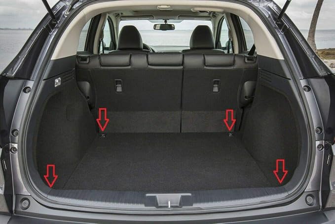 Rear Trunk Organizer Cargo Net for Honda HR-V 2016-2025 – Floor Style Cargo Net for SUV – Premium Mesh Elastic Car Trunk Organizer Vehicle Carrier Storage – Compatible with HR-V