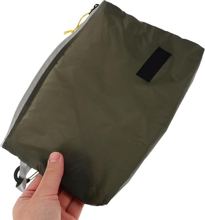 VOSAREA Travel Organizer Bag Versatile Waterproof Nylon Large Capacity with Zipper Makeup Travel Pouch and Small Storage Bag for Outdoor Camping and Hiking for Clothes and Accessories