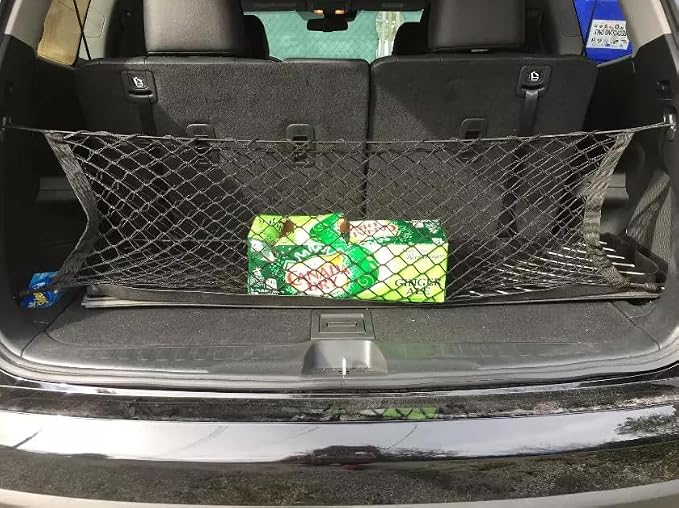 Rear Trunk Organizer Cargo Net for Honda Pilot 2016–2026 – Envelope Style Cargo Net for SUV – Premium Mesh Car Trunk Organizer Vehicle Carrier Storage – Compatible with Pilot