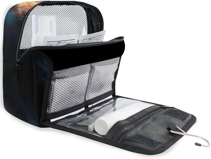 senya Hanging Travel Toiletry Bag 1825 Soccer Football Kit Makeup Case Cosmetics Organizer for Men Women