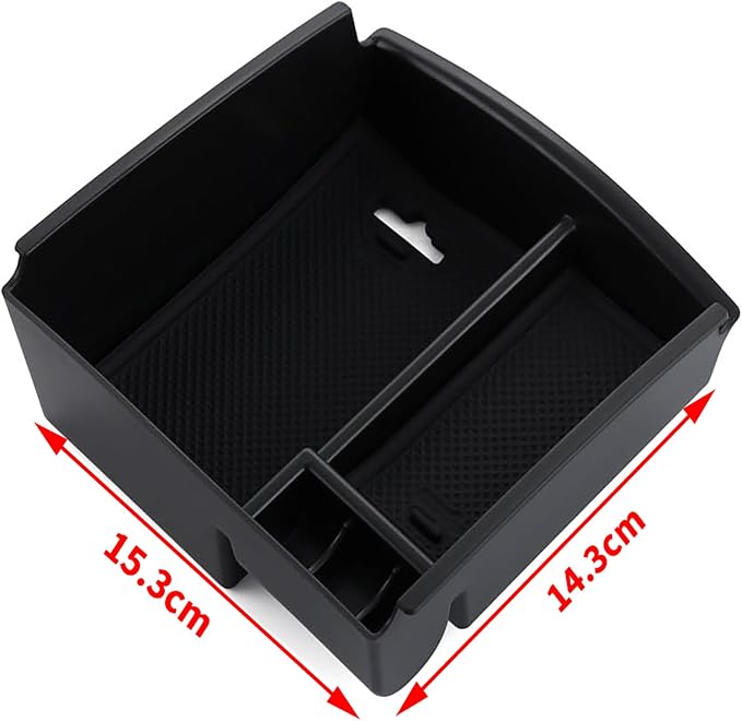 Gah Q50 Car Armrest Box compatible with Infiniti Q50 2014 2015 2016 2017 2018 2019 2020 2021 Central Secondary Q50L Storage Glove Container Insertion Tray Organizer