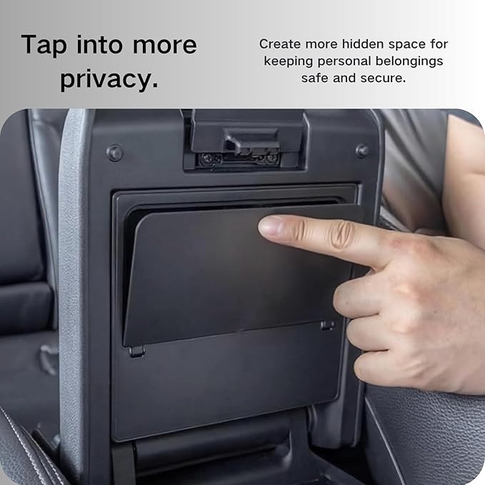 2PCS Center Console Organizer for 2025 2026 Toyota 4Runner 6th Gen Accessories Interior Insert Armrest Storage Tray and Hidden Storage Box