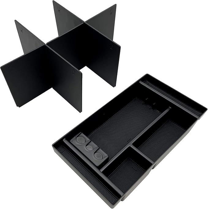 Compatible with Chevy Silverado 1500 Accessories/GMC Sierra 1500 2019-2022 Center Console Organizer Tray Fits for 2020-2023 Silverado/Sierra 2500 HD/3500 HD -Full Console Only