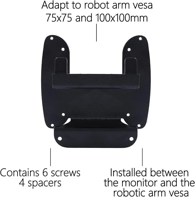 E248B-FWN168W VESA Adapter Compatible with Sceptre Nebula-Series Monitor（Fits E248B-FWN168W）â€?75x75 to 100x100 wall mount Bracket