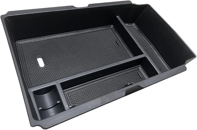 Vesul Center Console Organizer Compatible with Honda CRV CR-V 2026-2023 Car Accessories for 2023+ CR-V Hybrid, ABS Plastic, Black ABS Insert Tray Storage Box Glove Pallet