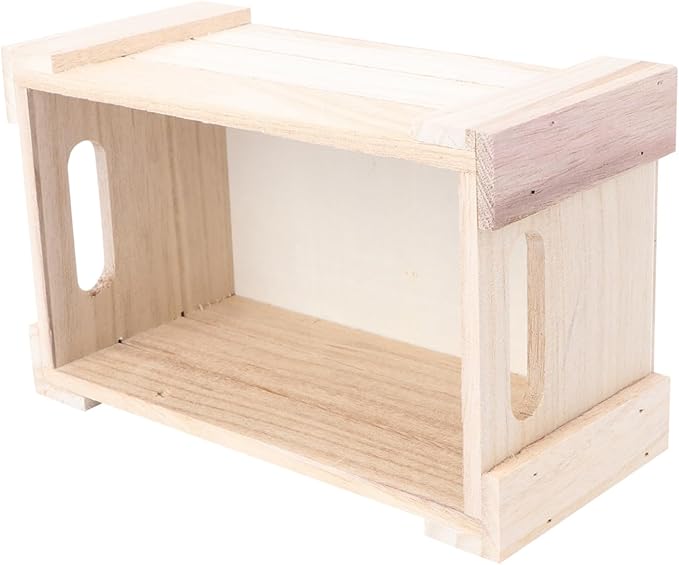 1Pc Creative Wooden Desktop Storage Box Medium Desk Organizer for Home Decoration and Office Supplies Stylish Storage Solution for Organizing Essentials