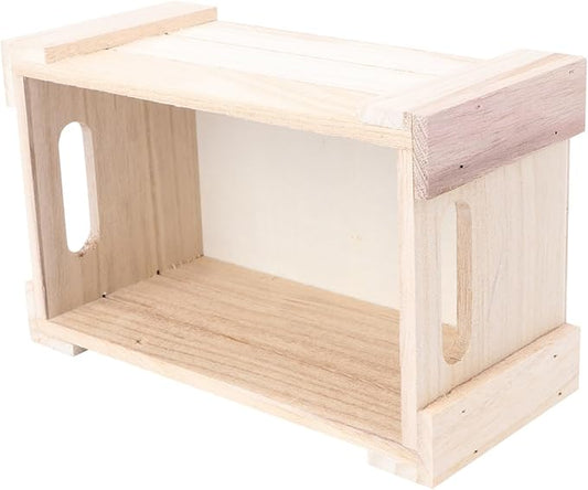 1Pc Creative Wooden Desktop Storage Box Medium Desk Organizer for Home Decoration and Office Supplies Stylish Storage Solution for Organizing Essentials