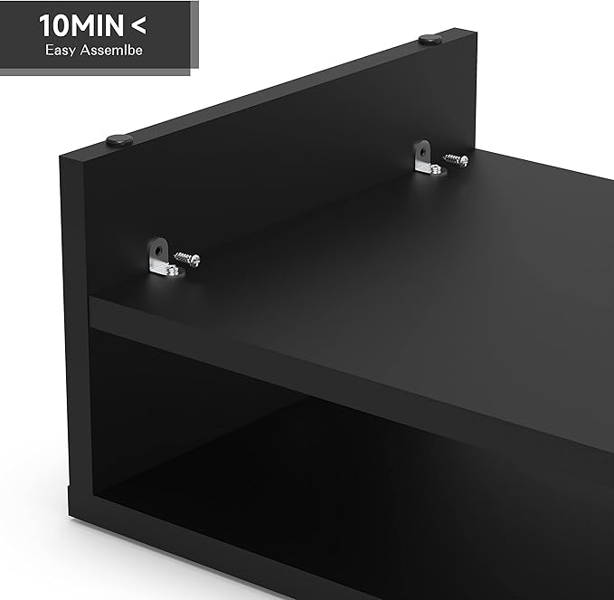 FITUEYES Computer Monitor Riser Stand Clamp Desktop Stand Workspace Organizer 2-Pack DT204202WB