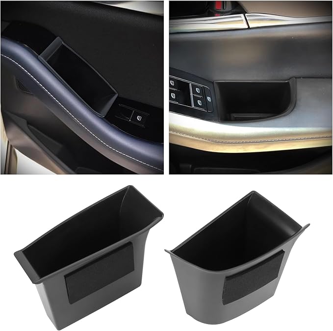 Center Console Organizer Compatible with 2020-2025 Mazda CX-30 Accessories, 2PC Armrest Tray with Driver and Front Passenger Side Door Handle Organizer Storage Pocket Insert