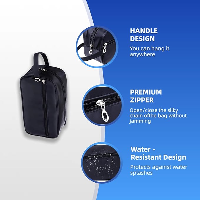 Tumecos Toiletry Dopp Kit Travel Electronics Organizer Shaving Accessories Bag