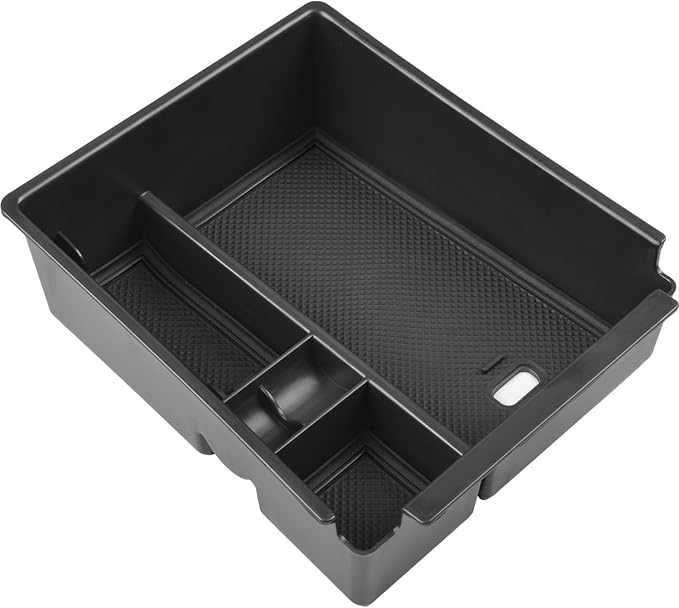 HGWEI Center Console Organizer Compatible with 2022-2024 Hyundai Tucson & Santa Cruz 2022-2026 Interior Accessories Armrest Storage Box Insert Tray (Not for 2025 Limited/Hybrid/Plug-in Hybrid) Black