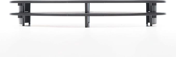Vu Ryte Stackable 1 Inch Computer Monitor Riser Stand, Oval, Black, VUR 8800 Single Unit…