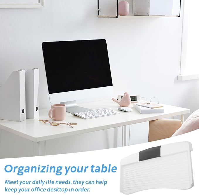 jojofuny Keyboard Storage Tray under Table Slide Out Office Keyboard Holder Sturdy Material Easy to Assemble